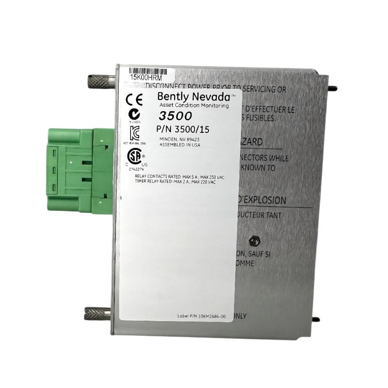 Bently Nevada 3500/15 133300-01 Low Voltage DC Power Input Module