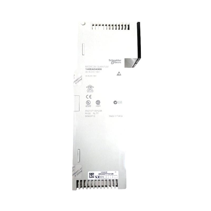 Schneider Electric 140DAI34000C Premium Analog Input Module (16 Channels, Voltage/Current Inputs, 12-Bit Resolution)