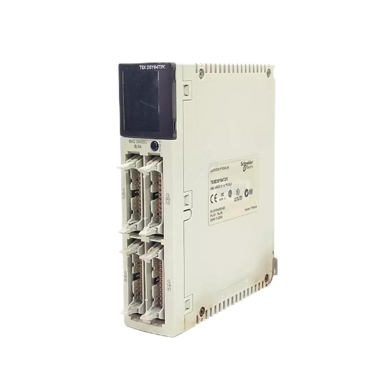Schneider TSXDSY64T2K Digital Output Module for Modicon Premium PLC – 64-Channel 24V DC Solid-State Output with High Density and Reliability