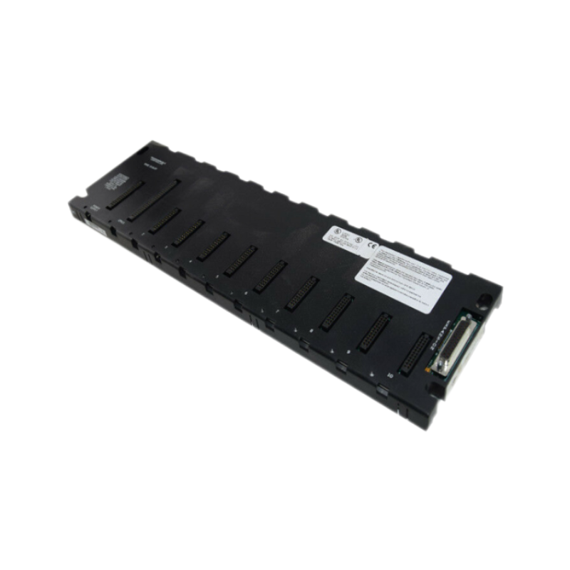 GE IC693CHS391 10‑Slot Modular CPU Baseplate for Series 90‑30 PLC Systems – Panel Mount, 25‑Pin Expansion Connector, Industrial Automation Backbone