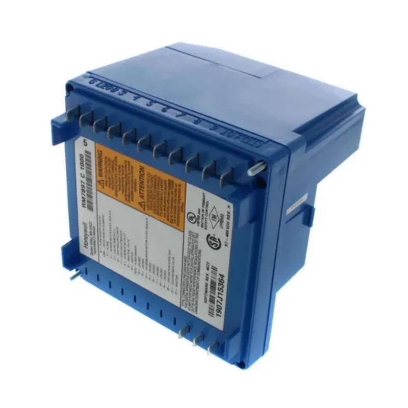 Honeywell RM7897C1000 On‑Off Primary Burner Control Module with Programmable Post‑Purge and Shutter Drive