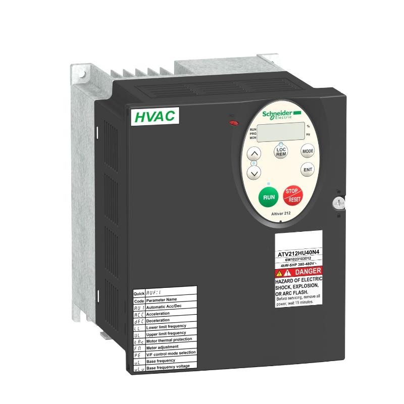 Schneider Electric ATV212HU40N4 4 kW High‑Efficiency Variable Frequency Drive for HVAC & Industrial Motor Control