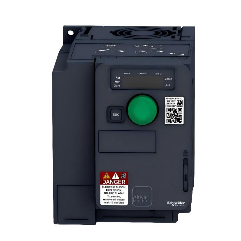 Schneider ATV320U07N4C Altivar Machine ATV320 Series 0.75kW Compact Variable Speed Drive with Advanced Communication and High-Efficiency Motor Control