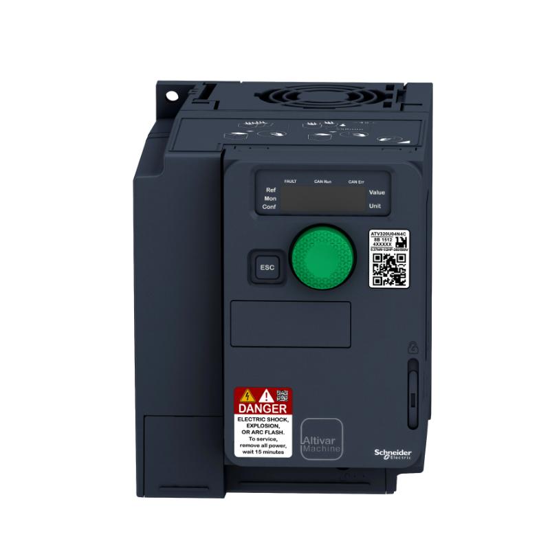 Schneider ATV320U11N4C Altivar Machine ATV320 Series 1.1kW Compact Variable Speed Drive with Advanced Vector Control and Flexible Industrial Connectivity