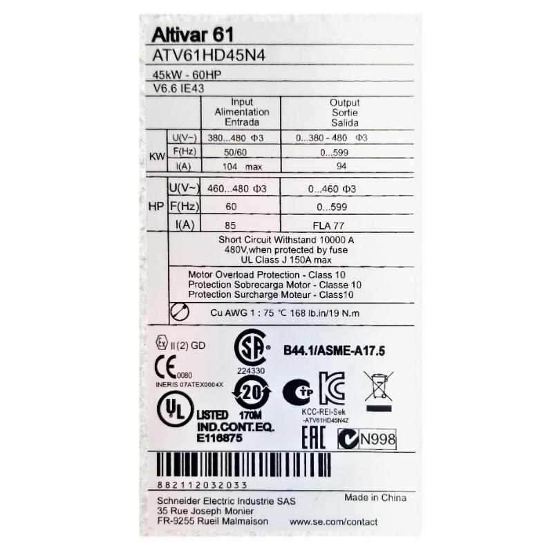 ATV61HD45N4-3