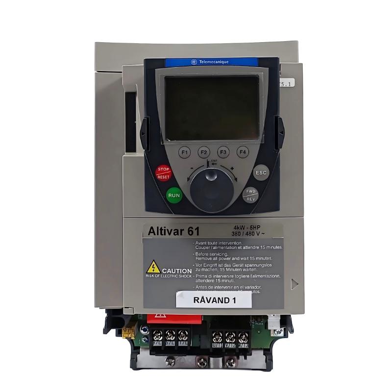 Schneider ATV61HU40N4 Altivar 61 Series 4kW (5HP) Variable Frequency Drive for Pump, Fan and HVAC Process Control