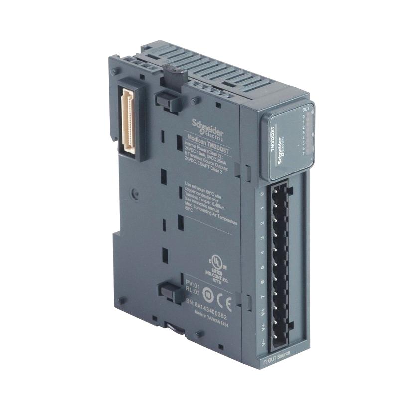 Schneider Electric TM3DQ8T 8‑Channel High‑Speed Digital Output Module for Modicon TM3 PLC Systems