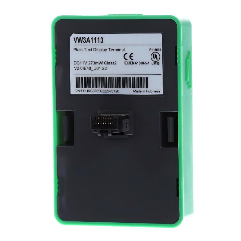 Schneider VW3A1113 Plain Text Display Terminal for Altivar Drives – Compact Industrial HMI Interface