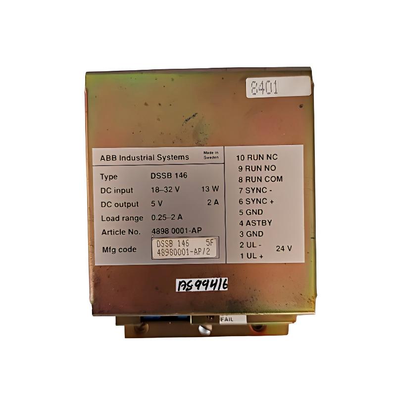 ABB DSSB 146 4898 0001-AP/2 Converter