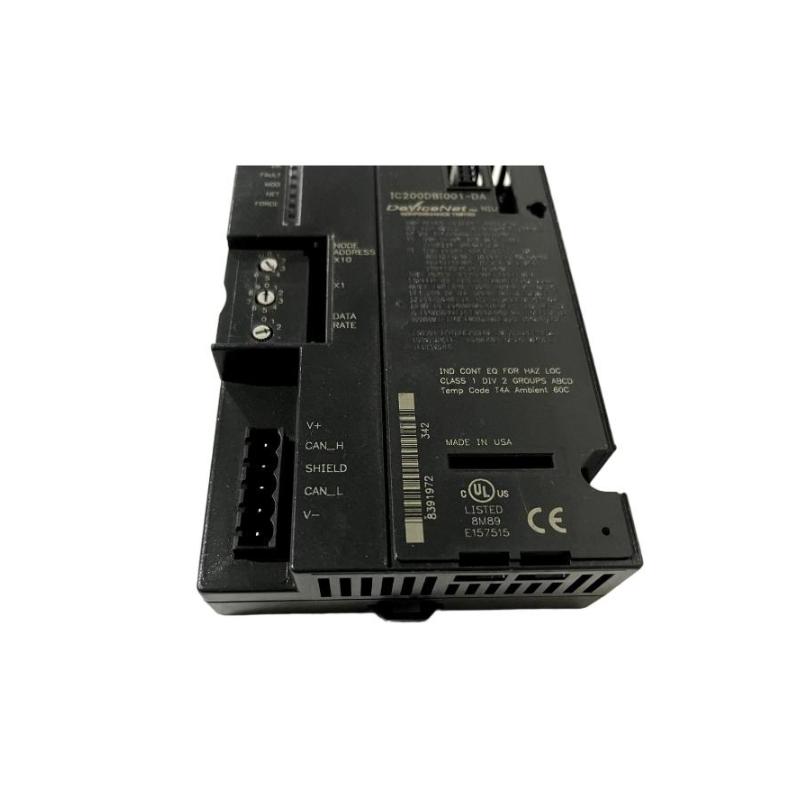 GE IC200DBI001 DeviceNet Network Interface Module