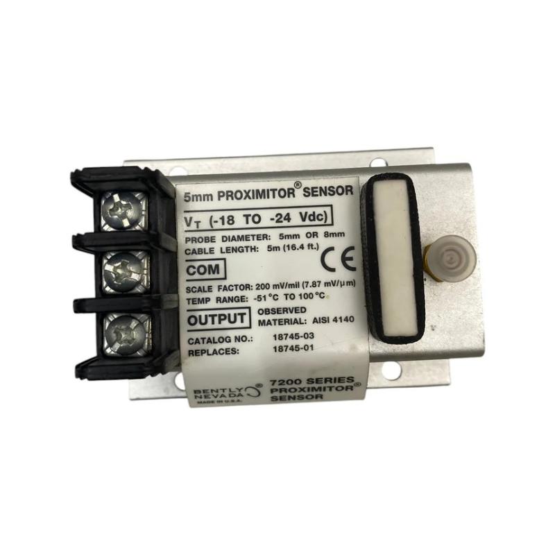 Bently Nevada 18745-01 7200 5mm Preamplifier Sensor