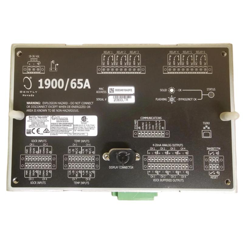Bently Nevada 1900/65A-01-01-01-00-00 General Equipment Monitor