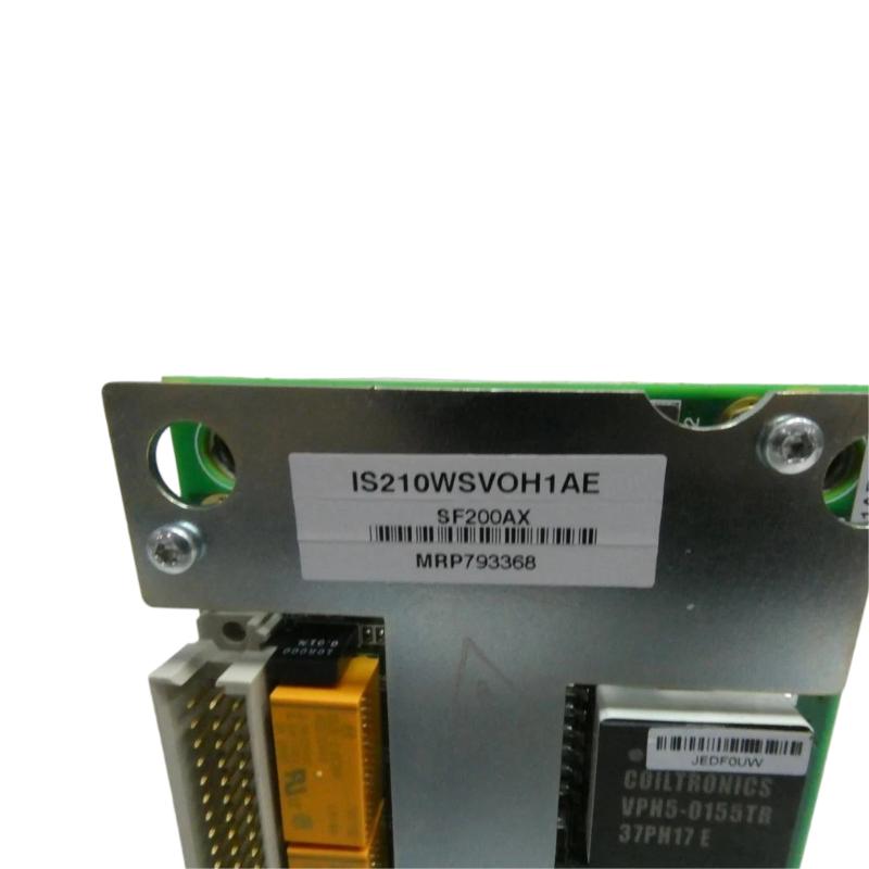 GE IS210WSVOH1AE Servo Driver / I/O Interface Module (Mark VIe System)