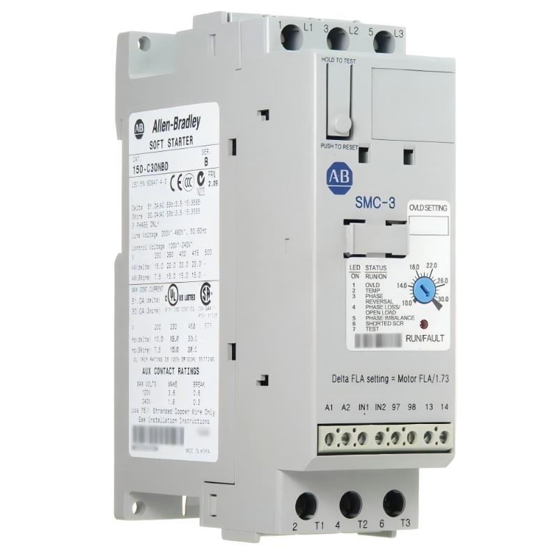 Allen Bradley 150-C30NBD SMC-3 Intelligent Motor Controller