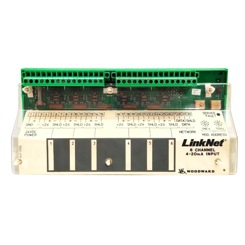 Woodward 9905-969 Linknet 6-Channel Analog Input Module