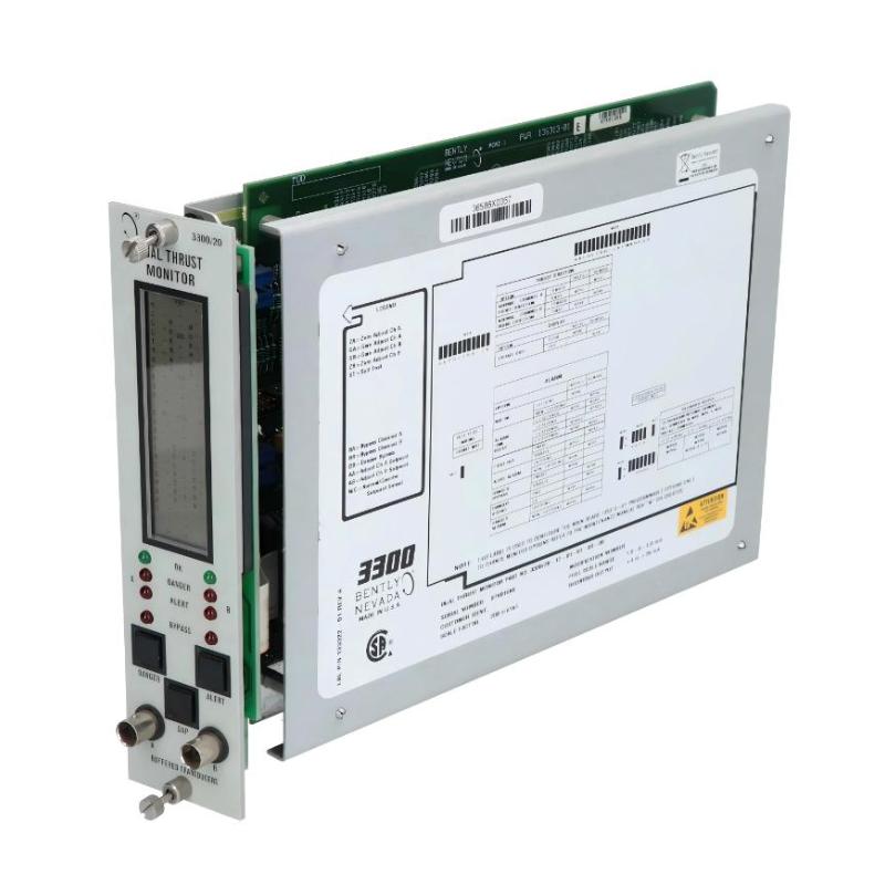 Bently Nevada 3300/20 Dual Thrust Position Monitor