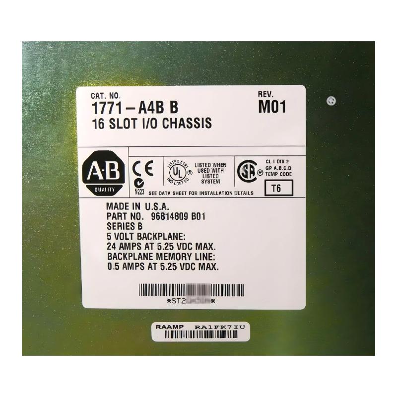Allen Bradley 1771-A4B I/O Chassis