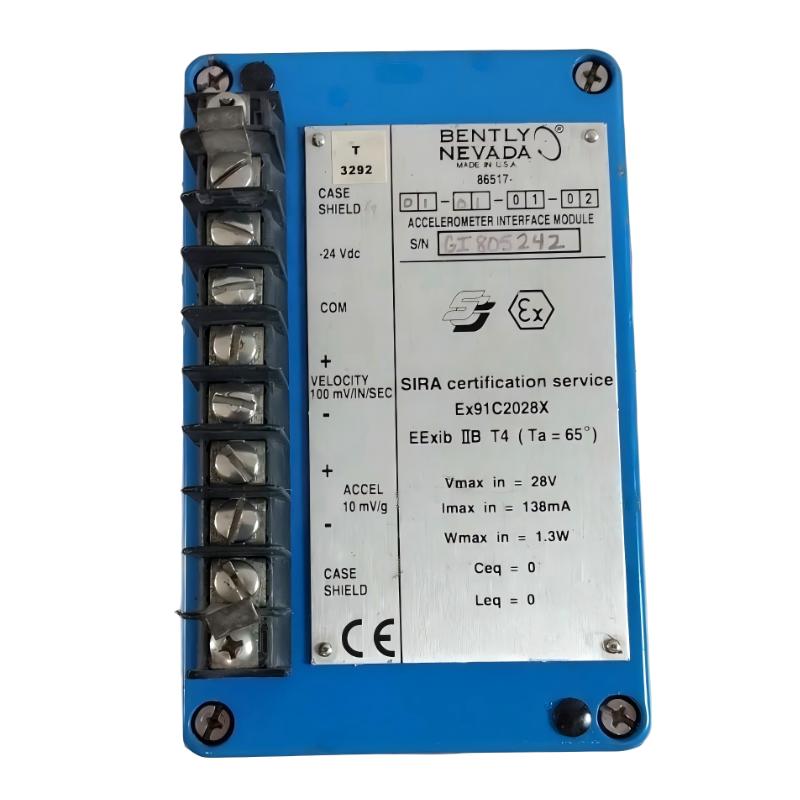Bently Nevada 86517-01-01-01-02 Accelerometer Interface Module