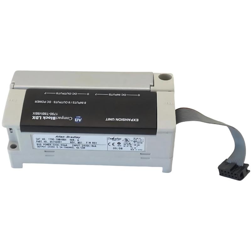 Allen Bradley 1790-T8BV8BX CompactBlock LDX I/O Extension Block