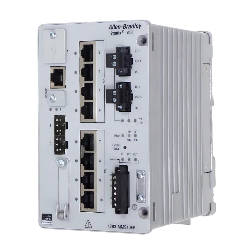 Allen Bradley 1783-MMS10ER Stratix 5200 Ethernet Managed Switch