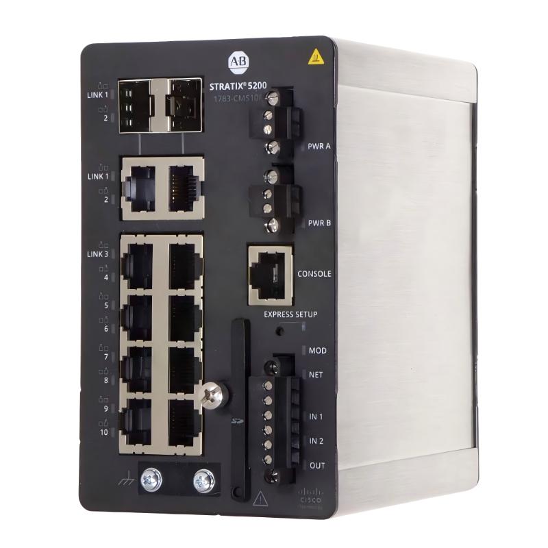 Allen Bradley 1783-CMS10P Stratix 5200 Ethernet Managed Switch