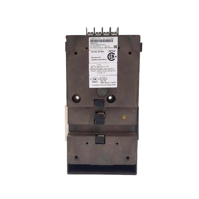 Emerson VE3051C5 KJ4001X1-BA3 2-Wide Power / Controller Carrier Module