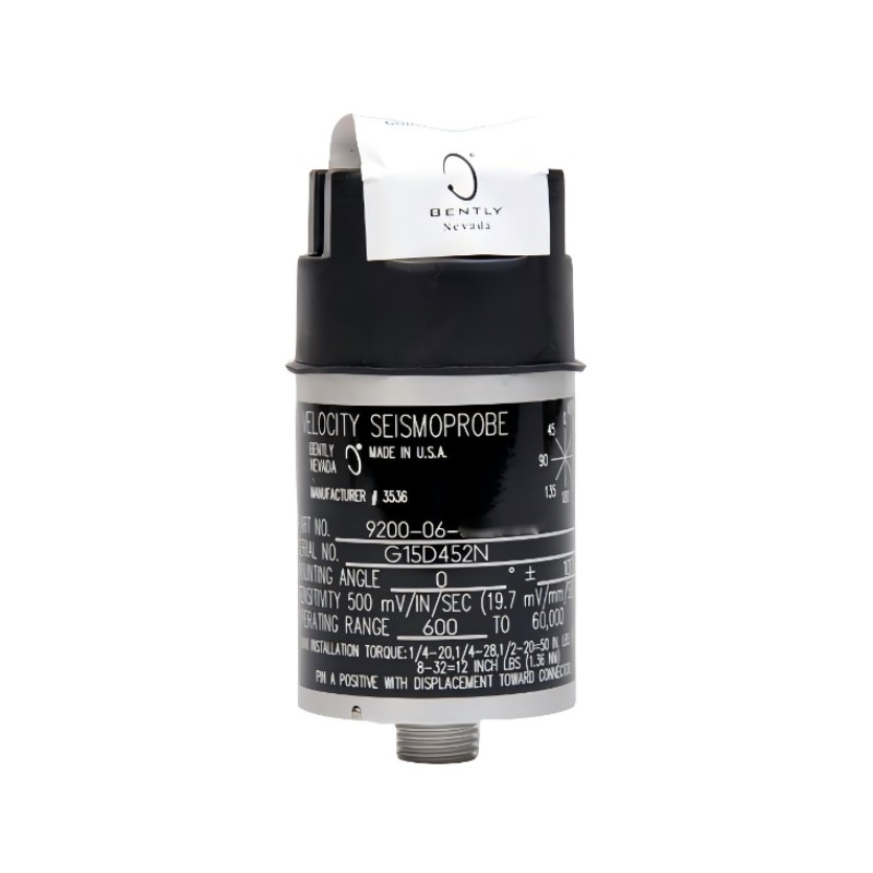 Bently Nevada 9200-01-02-10-00 Dual Linear Velocity Seismic Sensor