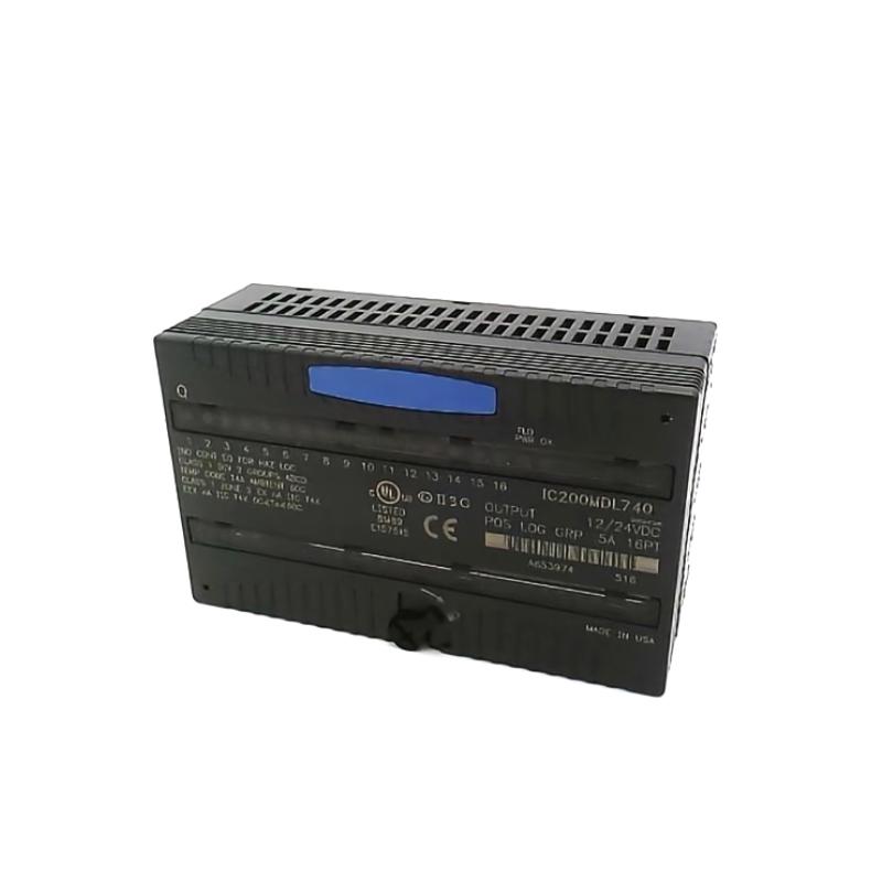 GE IC200MDL740E VersaMax 16-Point 12/24VDC Positive Logic Discrete Output Module