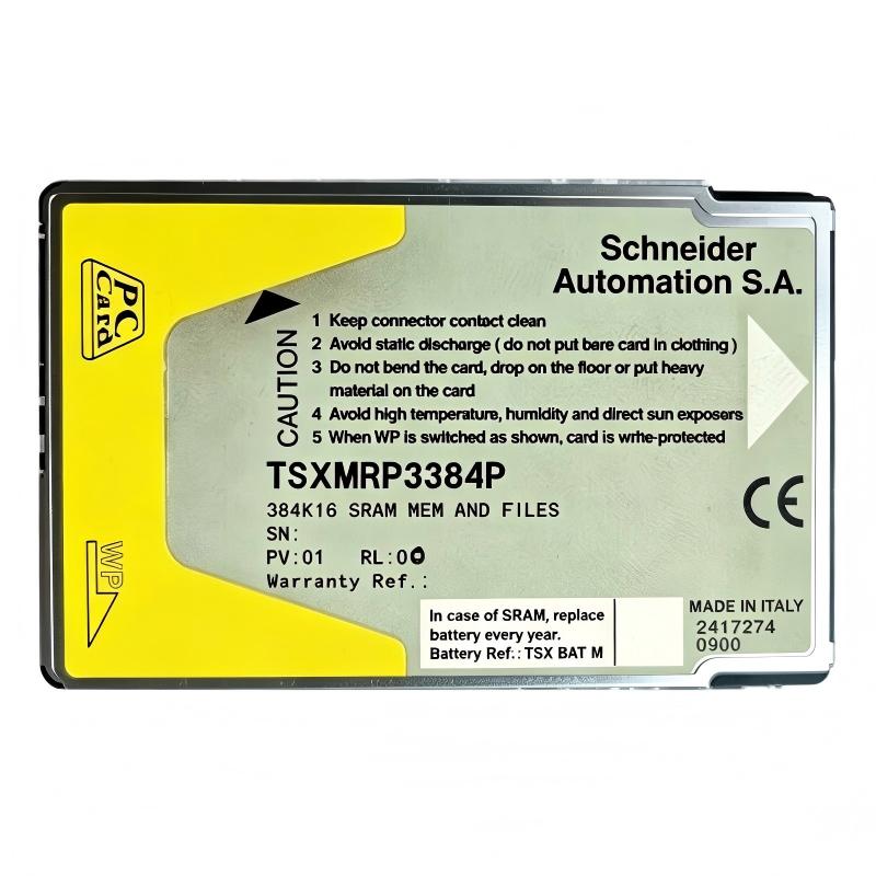 Schneider TSXMRP3384P PCMCIA SRAM Memory Expansion