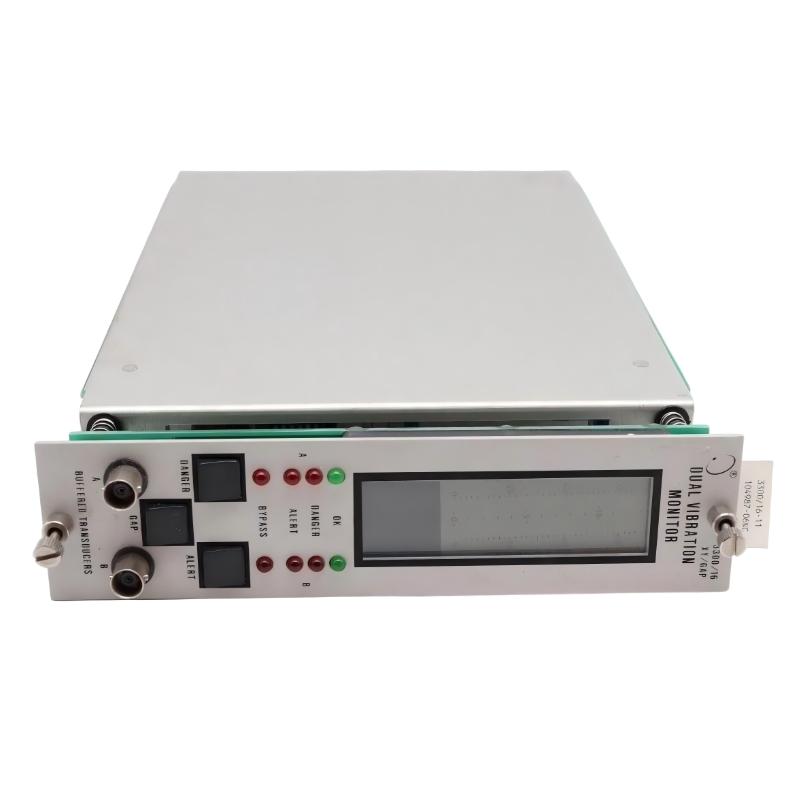 Bently Nevada 3300/16-11-01-02-00-02-00 XY/Gap Dual Vibration Monitor