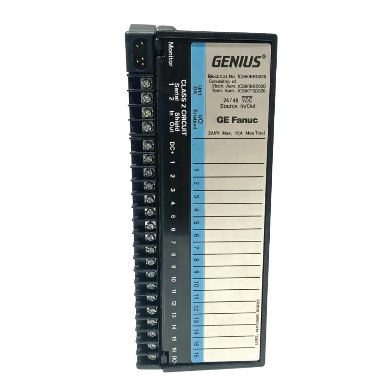 GE IC660EBD020X I/O Block Electronic Assembly